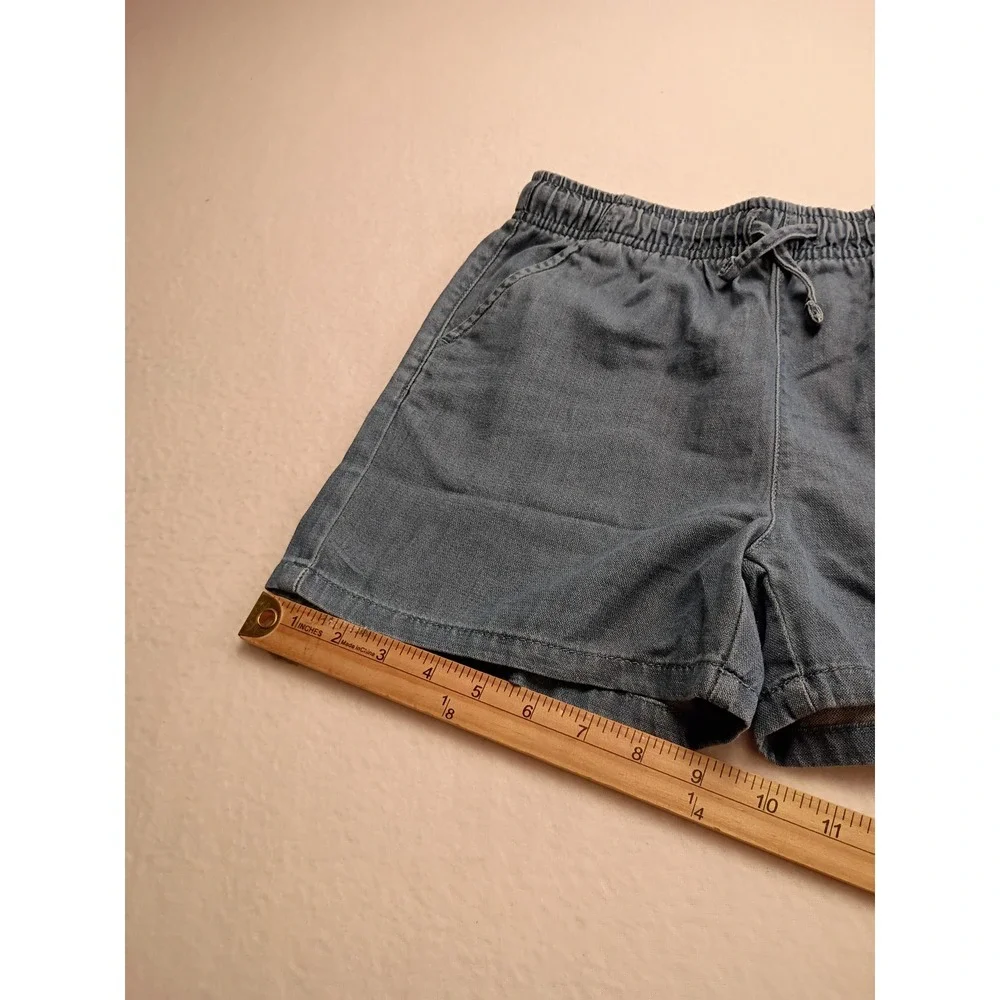 Cat & Jack Girls Light Wash Adjustable Waist Pull-On Shorts Size L 10/12 NWT NWT